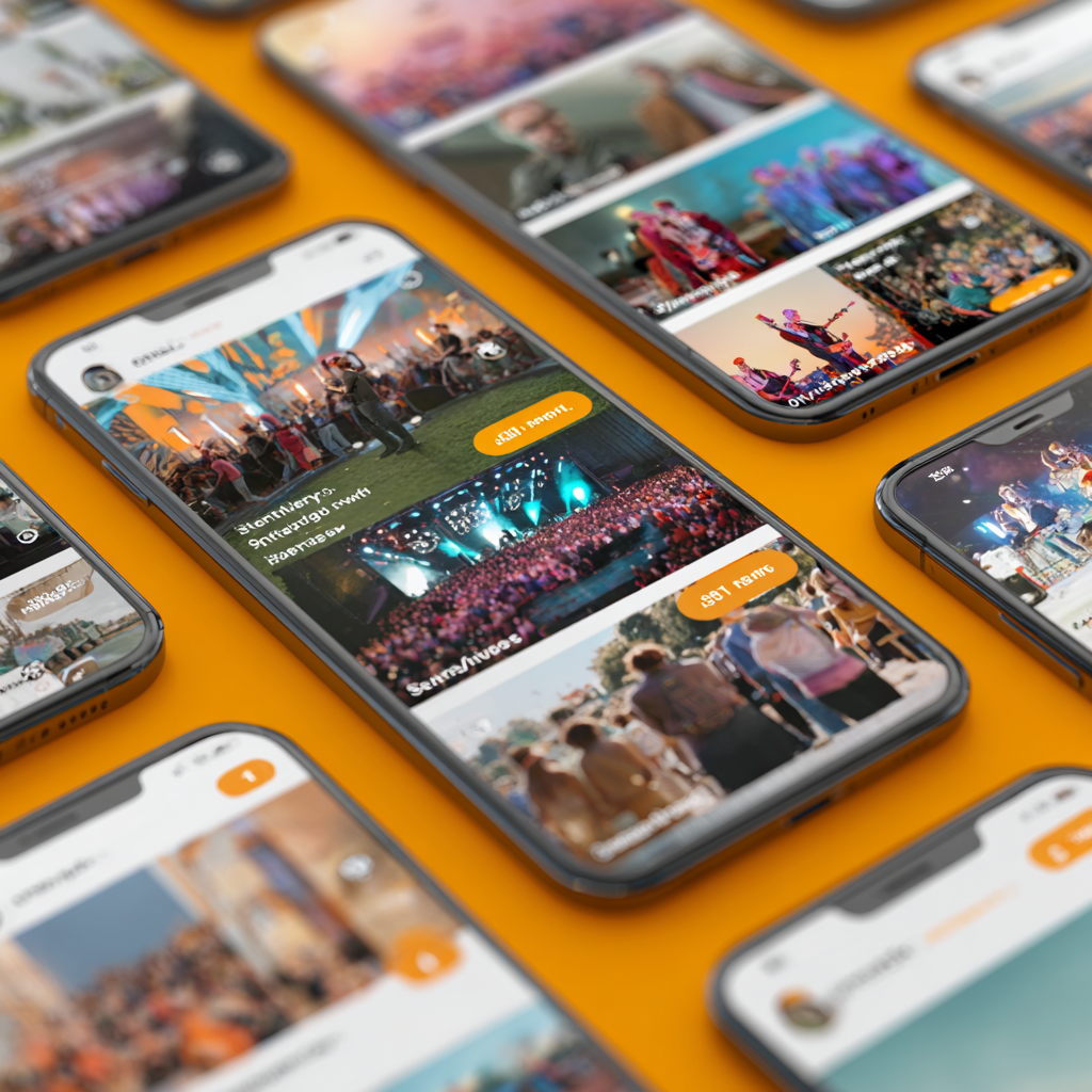 Event social media content created with AI